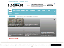 Tablet Screenshot of blogbox.be